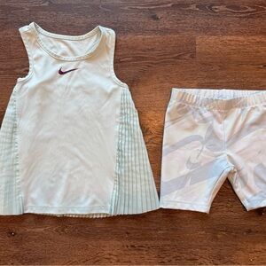 Nike Light Blue Tank and Shorts Set